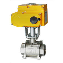 Electric Ball Valve 2 Way--3 Piece--High Temperature Thread Ball Valve